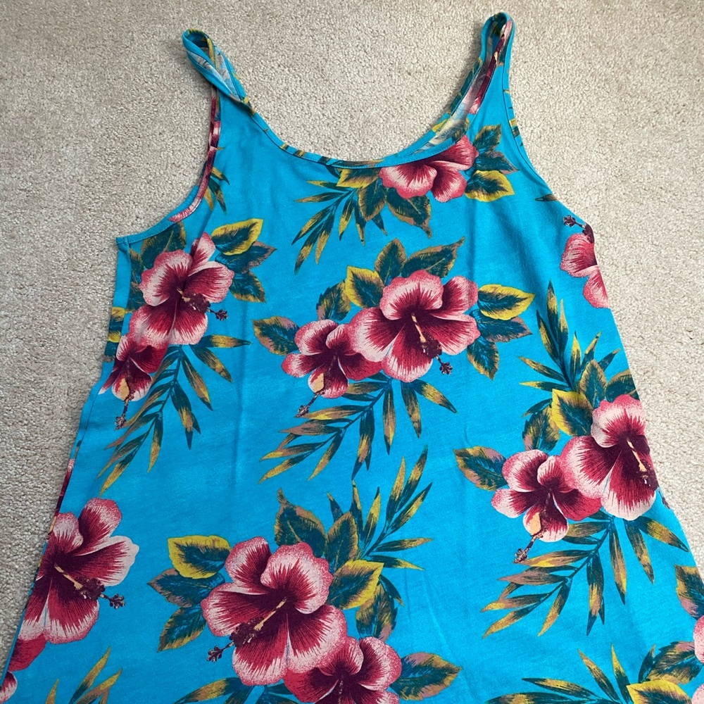Mossimo floral tank top